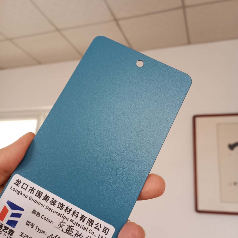 南京灰蓝砂纹户内静电喷涂塑粉热固型静电粉末生产厂家